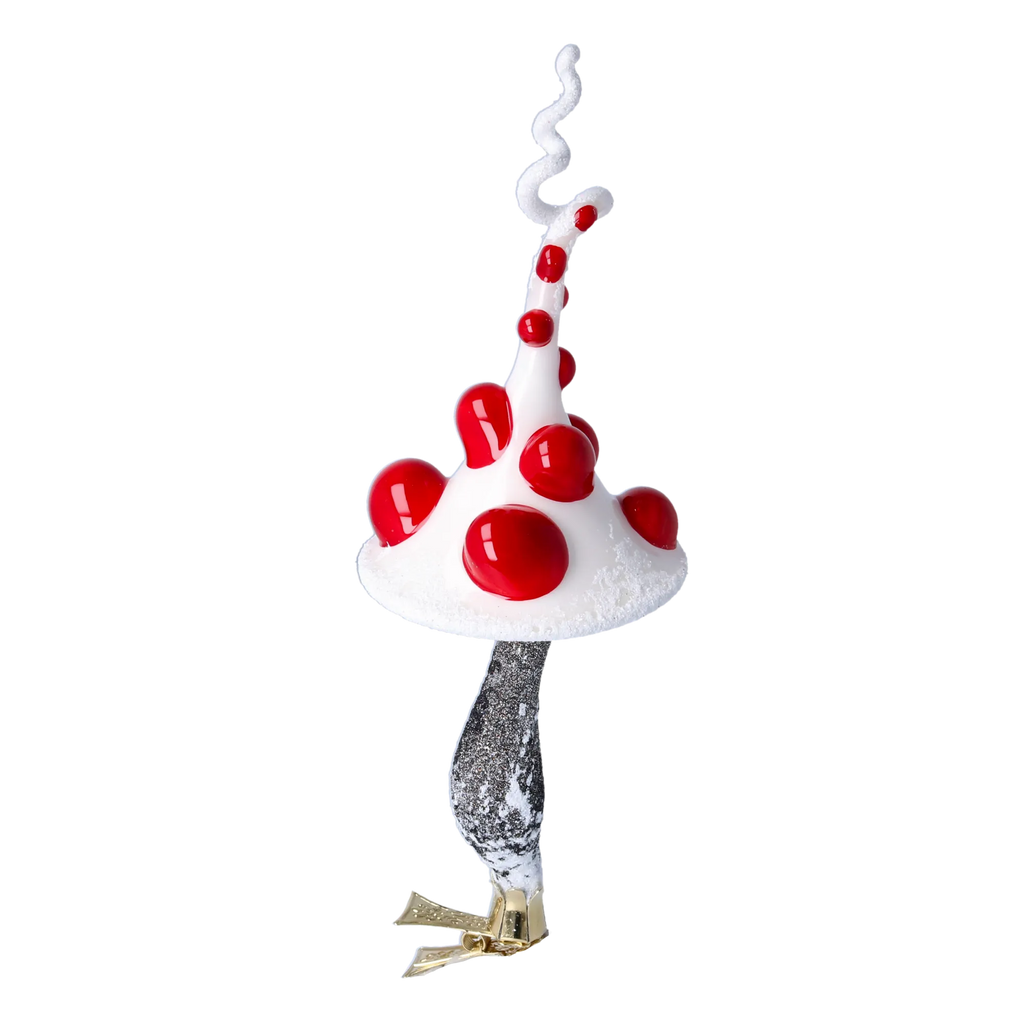 Scarlet Hearth Ascent | Hand-Painted Glass Ornament | Blubom 2024-184
