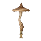Silent Bronze Spire | Hand-Painted Glass Ornament | Blubom 2024-189