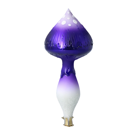 Amethyst Forest Toadstool Premium christmas glass ornament 2024-192