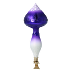 Violet Sentry | Hand-Painted Glass Ornament | Blubom 2024-192