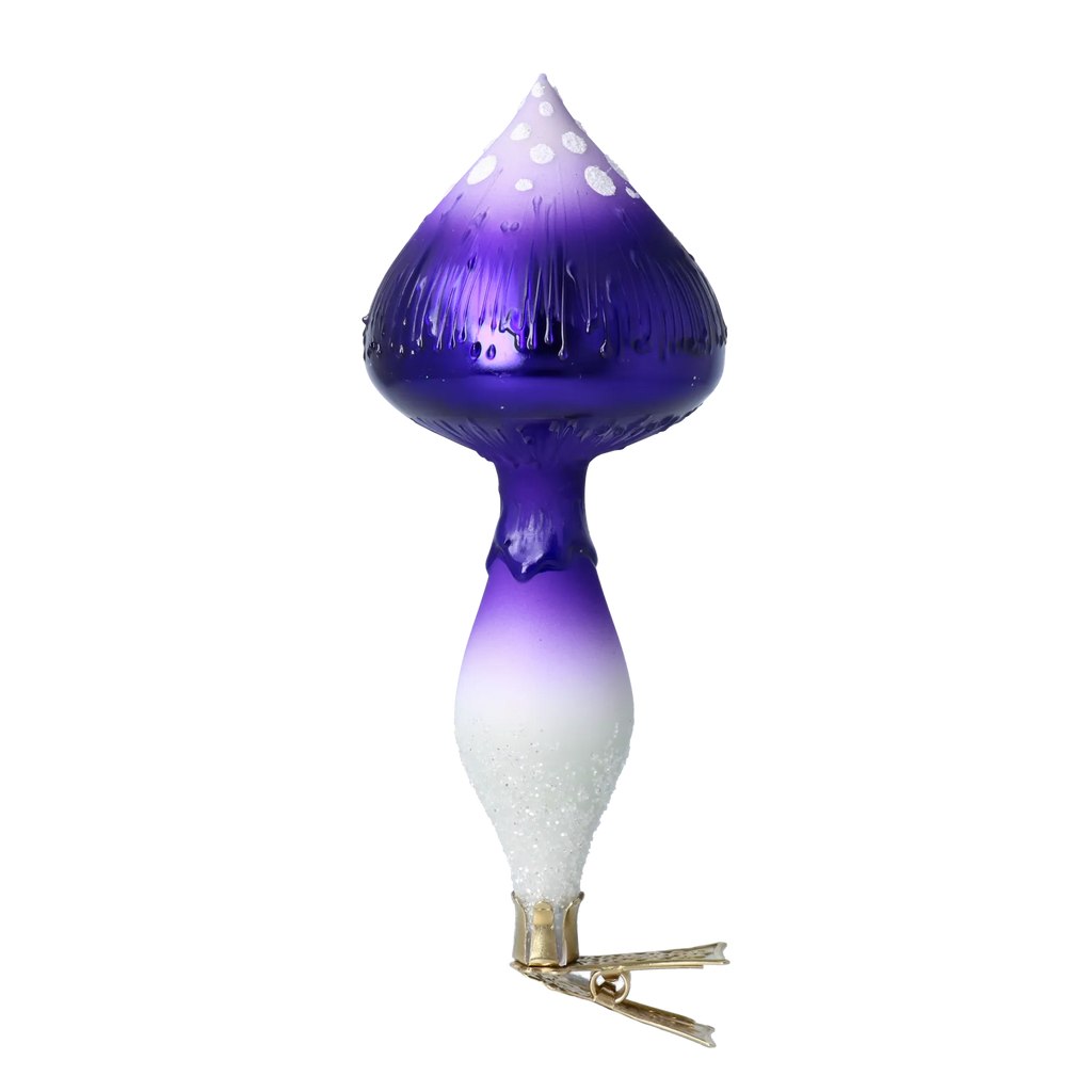 Violet Sentry | Hand-Painted Glass Ornament | Blubom 2024-192