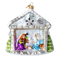 Hallowed Starlit Refuge | Hand-Painted Glass Ornament | Blubom 2024-196