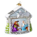 Hallowed Starlit Refuge | Hand-Painted Glass Ornament | Blubom 2024-196