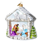Hallowed Starlit Refuge | Hand-Painted Glass Ornament | Blubom 2024-196