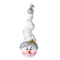 Jovial Frost Spire | Hand-Painted Glass Ornament | Blubom 2024-198