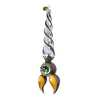 Nocturnal Gilded Seer | Hand-Painted Glass Ornament | Blubom 2024-225