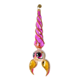 Load image into Gallery viewer, Baronessa Bat-Bat - Handmade Glass Christmas ornament free blowing
