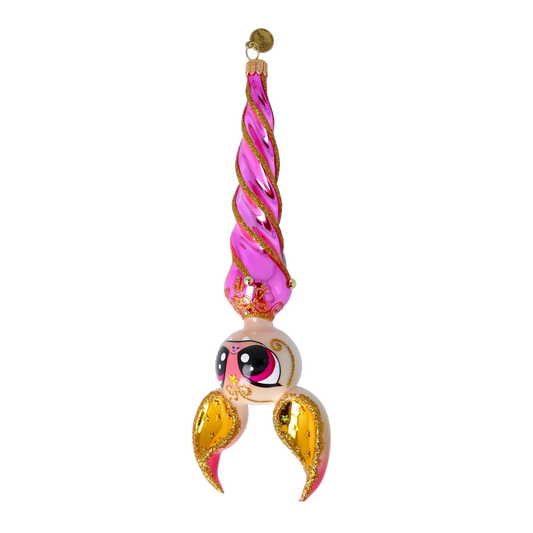 Baronessa Bat-Bat - Handmade Glass Christmas ornament free blowing 2024-226