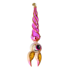 Gilded Astral Voyager | Hand-Painted Glass Ornament | Blubom 2024-226