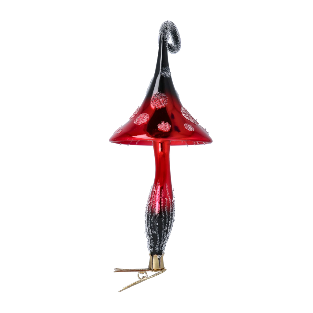 Nocturnal Sanguine Sprout | Hand-Painted Glass Ornament | Blubom 2024-231