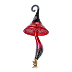 Nocturnal Sanguine Sprout | Hand-Painted Glass Ornament | Blubom 2024-231