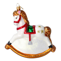 Gallant Starlight Steed | Hand-Painted Glass Ornament | Blubom 2024-234