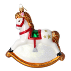 Gallant Starlight Steed | Hand-Painted Glass Ornament | Blubom 2024-234