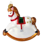 Gallant Starlight Steed | Hand-Painted Glass Ornament | Blubom 2024-234