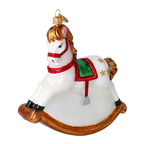 Gallant Starlight Steed | Hand-Painted Glass Ornament | Blubom 2024-234