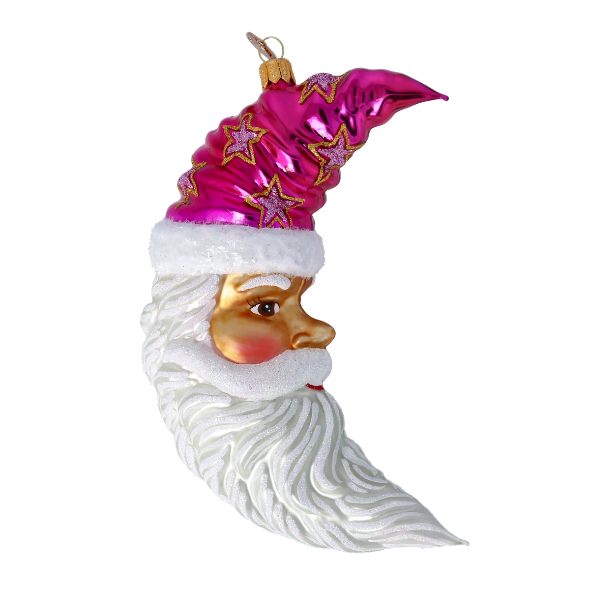 Benevolent Astral Voyager | Hand-Painted Glass Ornament | Blubom 2024-235