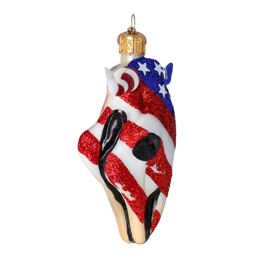 Resolute Frontier Legend | Hand-Painted Glass Ornament | Blubom 2024-244
