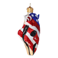Load image into Gallery viewer, Patriotic Buffalo - American Decoration. Handmade Glass Christmas ornament. 2024-244
