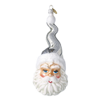 Silvered Saint Spire | Hand-Painted Glass Ornament | Blubom 2024-247