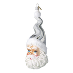 Silvered Saint Spire | Hand-Painted Glass Ornament | Blubom 2024-247