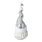 Silvered Saint Spire | Hand-Painted Glass Ornament | Blubom 2024-247