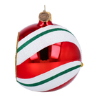 Amber Solar Resonance | Hand-Painted Glass Ornament | Blubom 2024-249