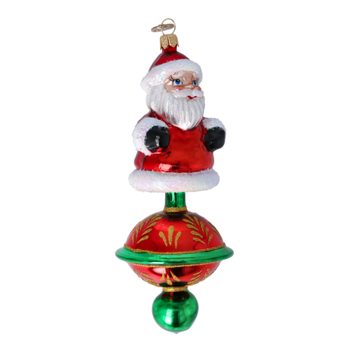 Noble Northern Sovereign | Hand-Painted Glass Ornament | Blubom 2024-256
