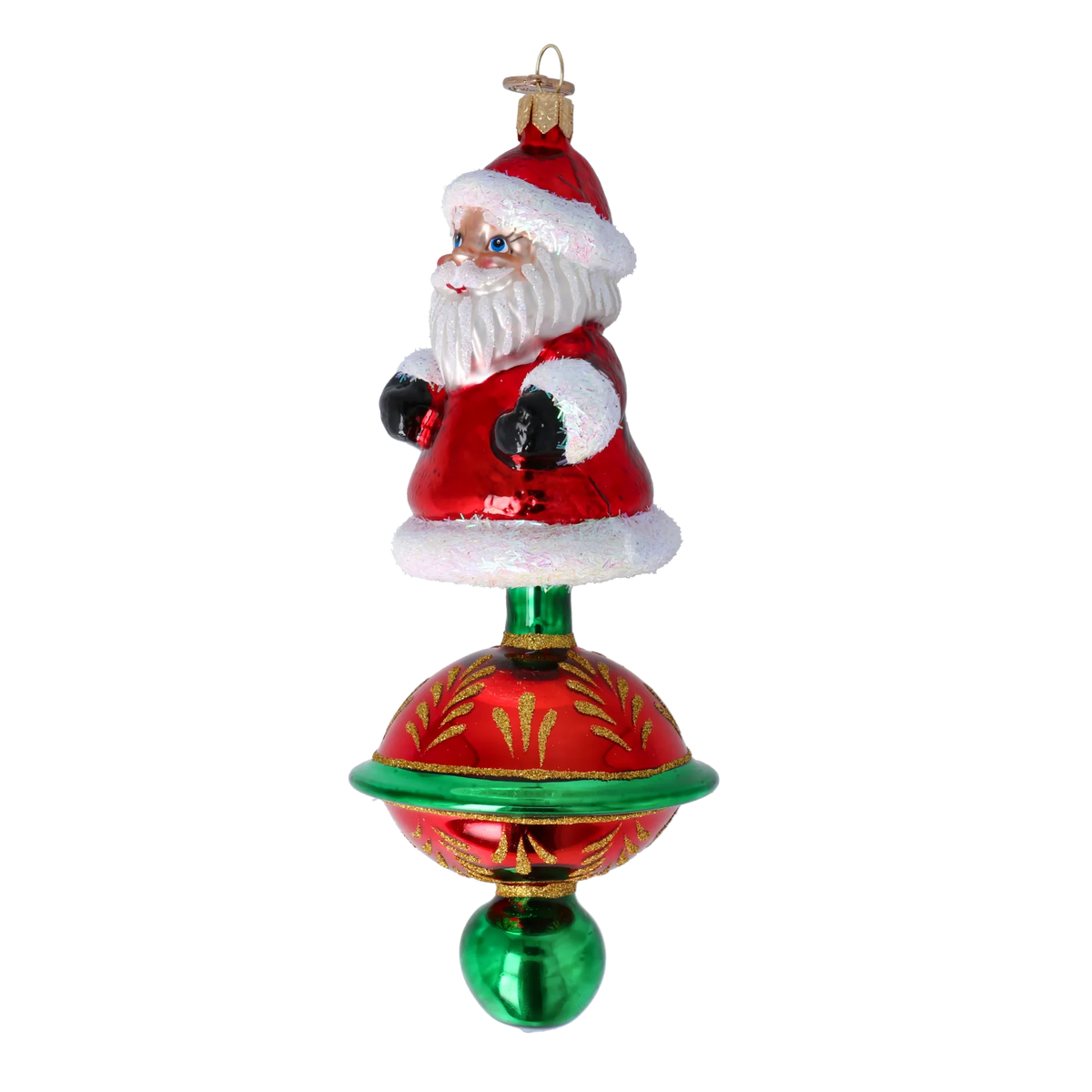 Noble Northern Sovereign | Hand-Painted Glass Ornament | Blubom 2024-256
