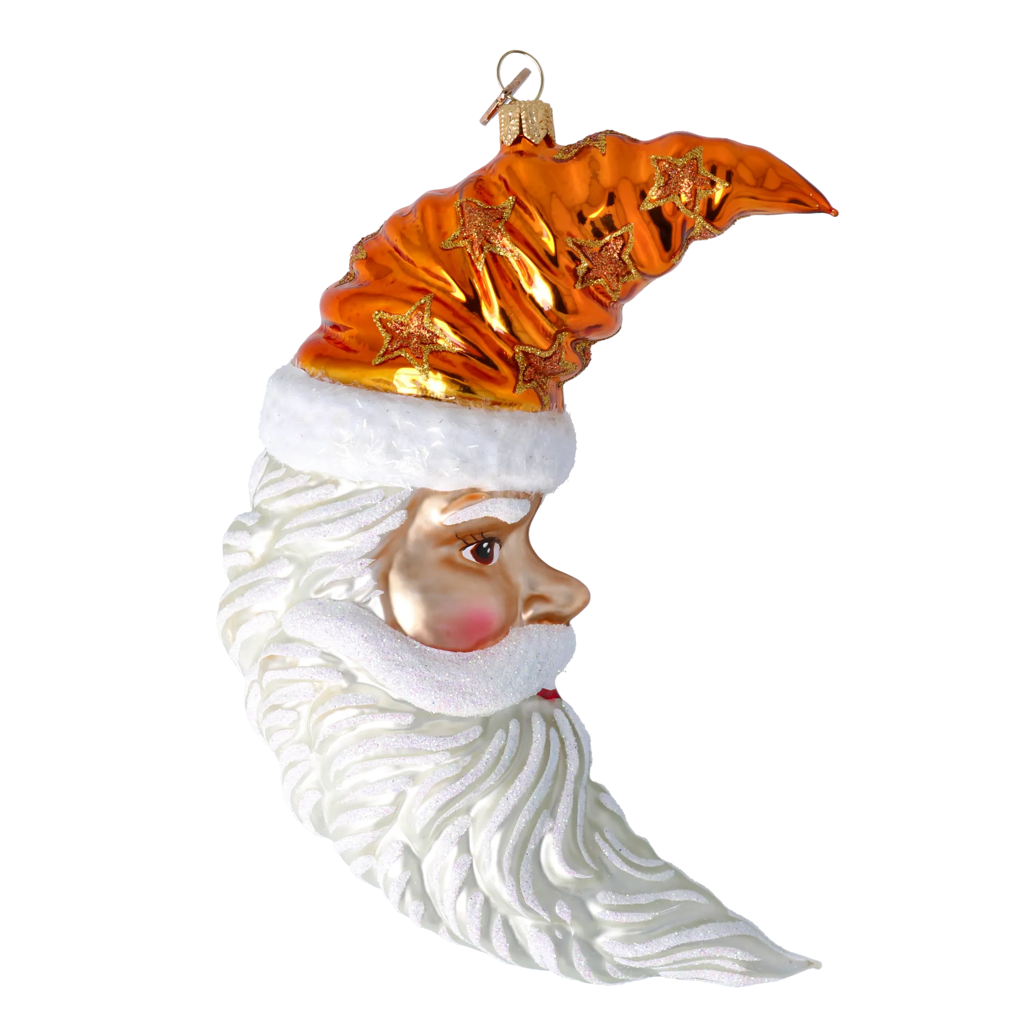 Serene Star Voyager | Hand-Painted Glass Ornament | Blubom 2024-259