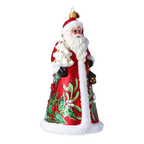 Benevolent Mistletoe Voyager | Hand-Painted Glass Ornament | Blubom 2024-261