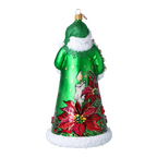 Verdant Lantern Sentinel | Hand-Painted Glass Ornament | Blubom 2024-262