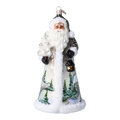 Serene Midnight Wayfarer | Hand-Painted Glass Ornament | Blubom 2024-263