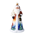 Amber Twilight Voyager | Hand-Painted Glass Ornament | Blubom 2024-264