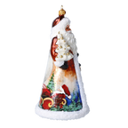 Amber Twilight Voyager | Hand-Painted Glass Ornament | Blubom 2024-264