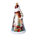 Load image into Gallery viewer, Santa's Snow Magic. Handmade Glass Christmas ornament. 2024-264

