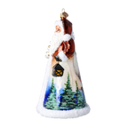 Amber Twilight Voyager | Hand-Painted Glass Ornament | Blubom 2024-264