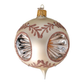 Load image into Gallery viewer, Champagne Luster Drop Handmade Glass Christmas ornament
