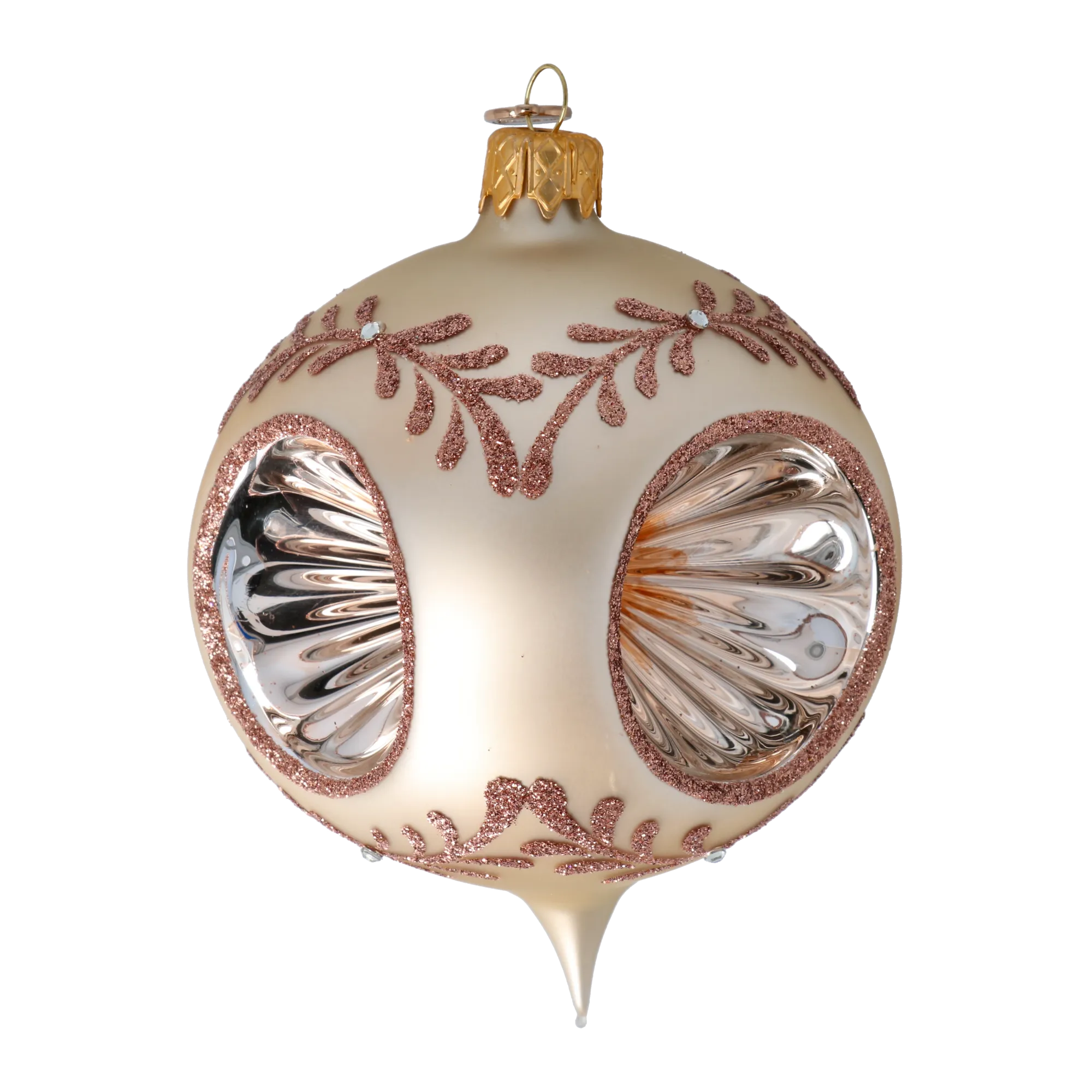 Silken Echoes | Hand-Painted Glass Ornament | Blubom 2024-269