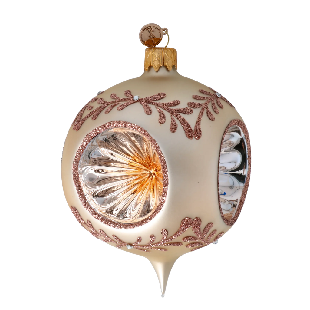 Silken Echoes | Hand-Painted Glass Ornament | Blubom 2024-269