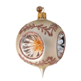 Load image into Gallery viewer, Champagne Luster Drop Handmade Glass Christmas ornament 2024-269
