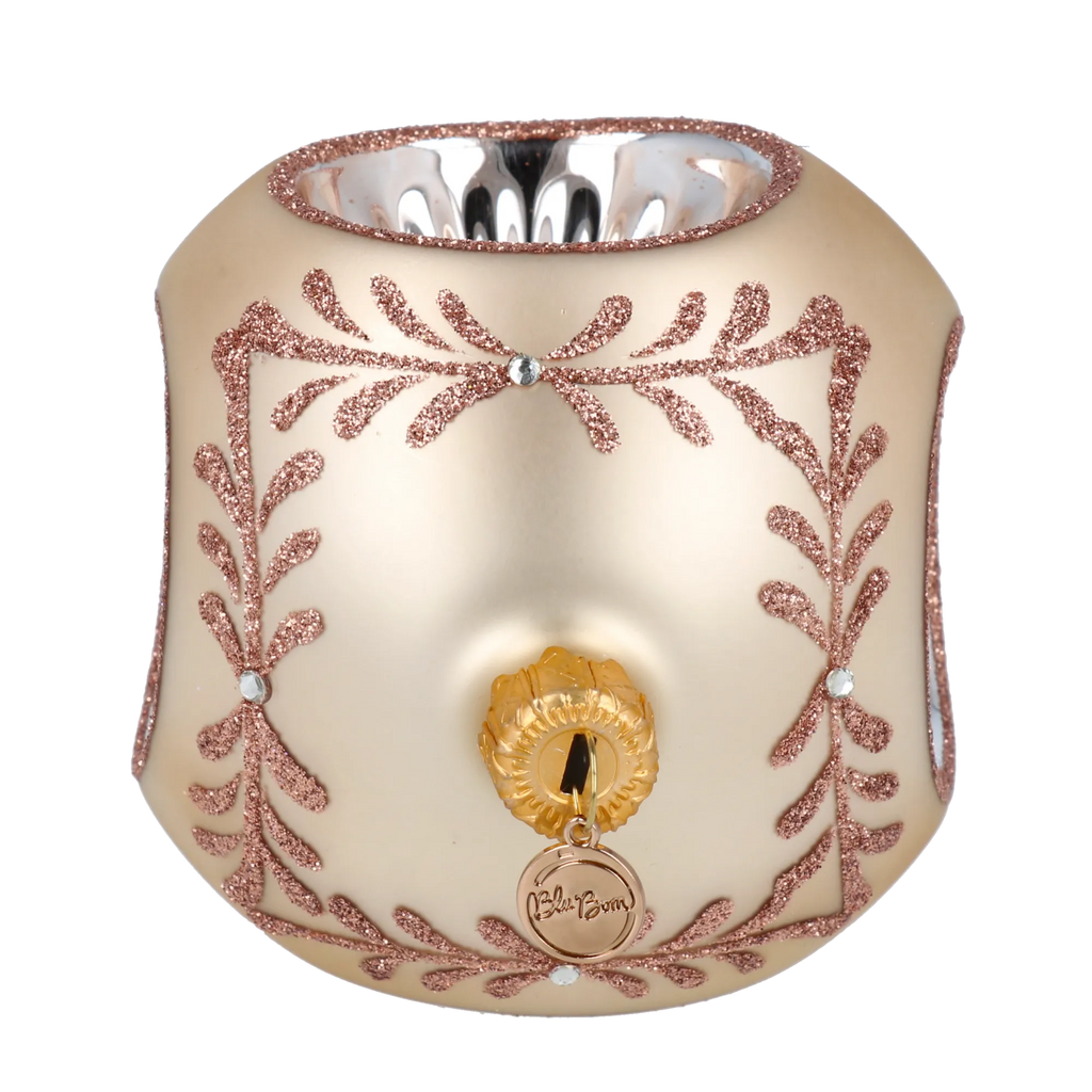 Silken Echoes | Hand-Painted Glass Ornament | Blubom 2024-269