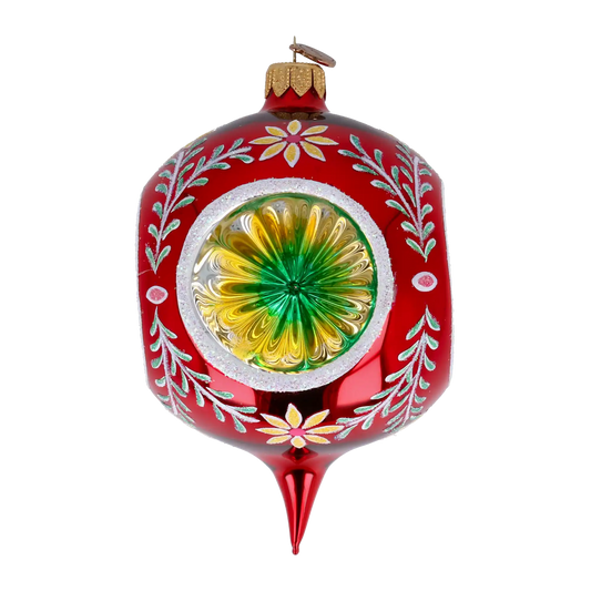 Headlights - Kaleidoscopic Brilliance. Handmade Glass Christmas ornament.