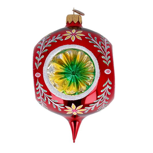Headlights - Kaleidoscopic Brilliance. Handmade Glass Christmas ornament. 2024-273