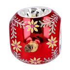 Scarlet Resonance | Hand-Painted Glass Ornament | Blubom 2024-273