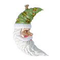 Load image into Gallery viewer, Lunar Santa - Star Glow Moon. Handmade Glass Christmas ornament. 2024-276
