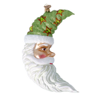 Serene Emerald Wanderer | Hand-Painted Glass Ornament | Blubom 2024-276