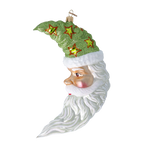 Serene Emerald Wanderer | Hand-Painted Glass Ornament | Blubom 2024-276