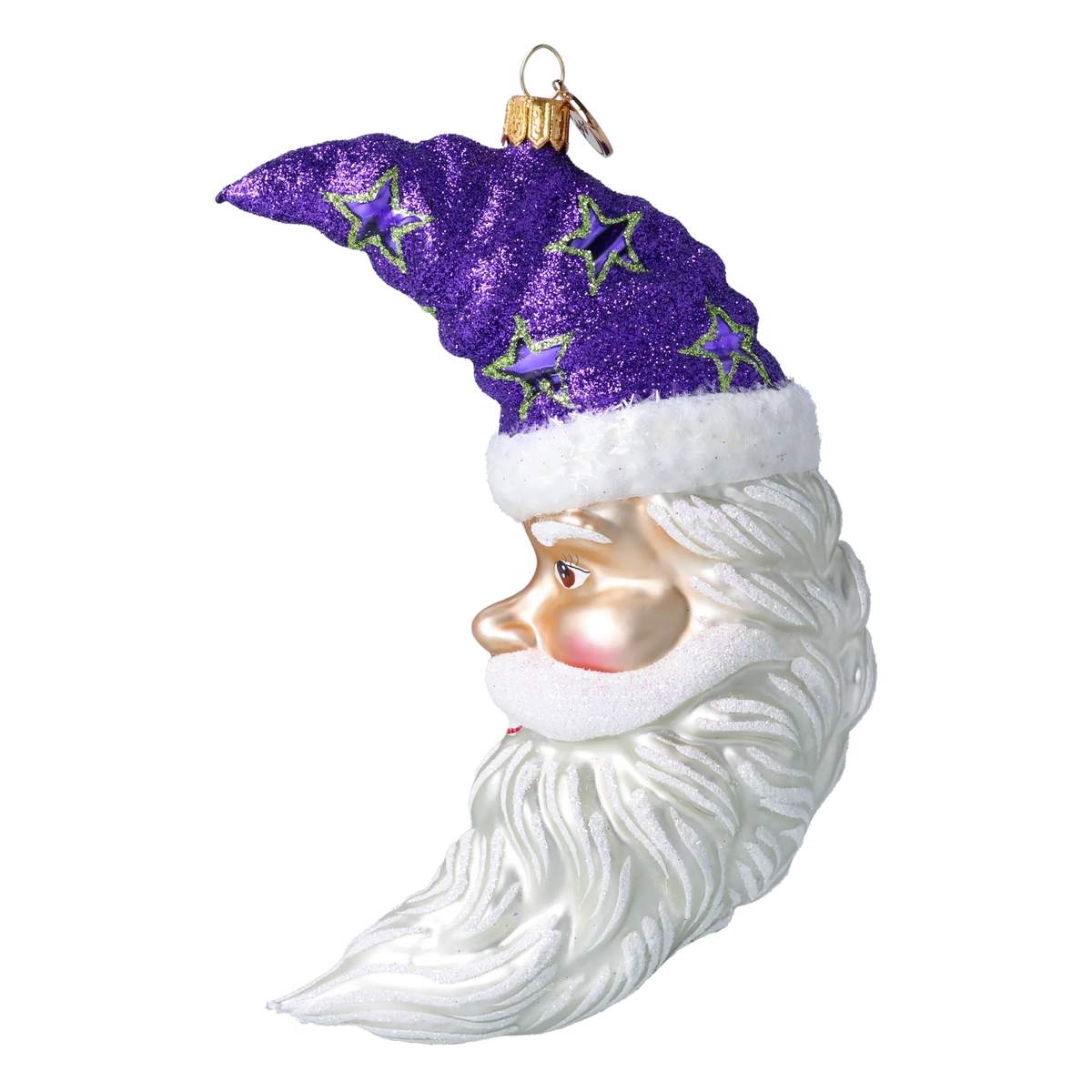 Midnight Astral Seer | Hand-Painted Glass Ornament | Blubom 2024-277