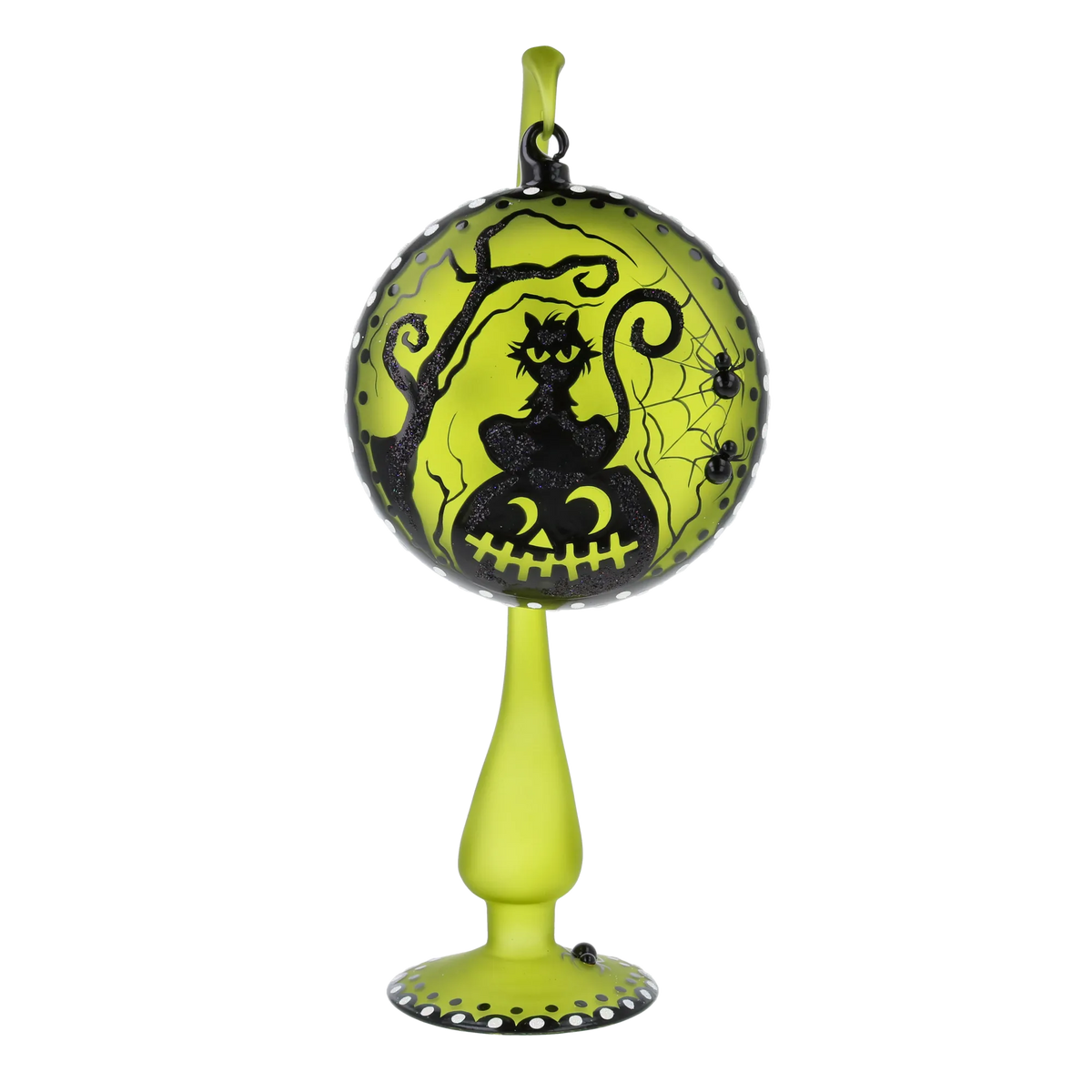 Citron Midnight Vigil | Hand-Painted Glass Ornament | Blubom 2024-279