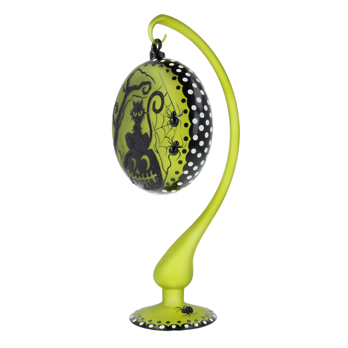 Citron Midnight Vigil | Hand-Painted Glass Ornament | Blubom 2024-279